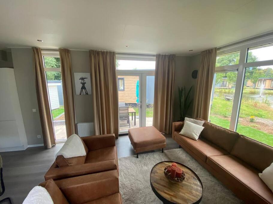 Kindvriendelijk Luxe Chalet In De Bossen Met Prive Sauna Harderwijk Exterior foto