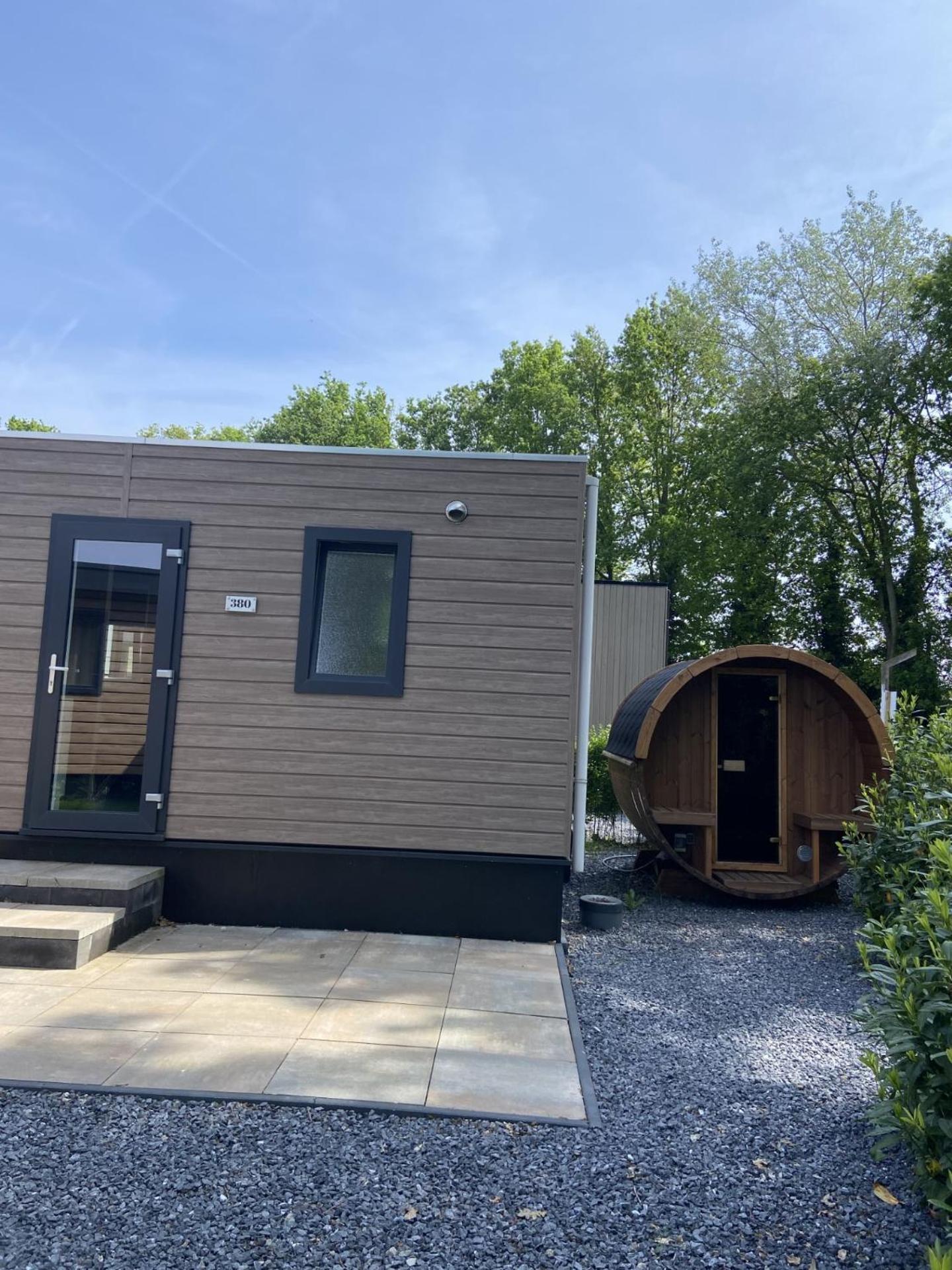 Kindvriendelijk Luxe Chalet In De Bossen Met Prive Sauna Harderwijk Exterior foto