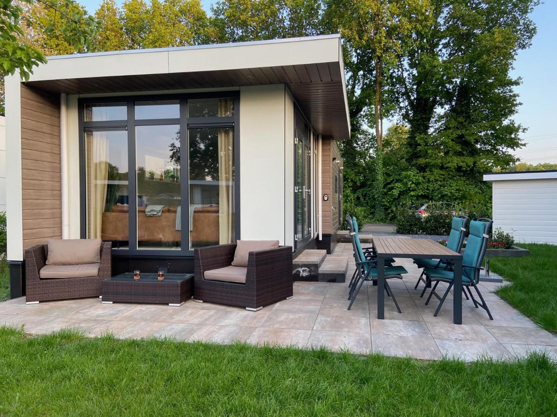 Kindvriendelijk Luxe Chalet In De Bossen Met Prive Sauna Harderwijk Exterior foto